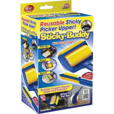  Липкий валик для прибирання будинку та чищення одягу Sticky Buddy із силіконового ацетону від шерсті та бруду
