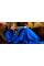 Плед ковдра з довгими рукавами теплий Snuggie флісовий, плед-халат Snuggie синій