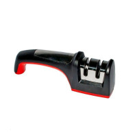 Точилка для ножей настольная металлическая  Sharpener 2 в 1  ножеточка с ручкой