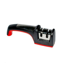 Точилка для ножей настольная металлическая  Sharpener 2 в 1  ножеточка с ручкой