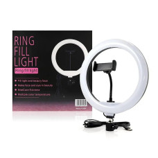 Кольцевая светодиодная селфи лампа Selfie Ring Fill Light 26 см