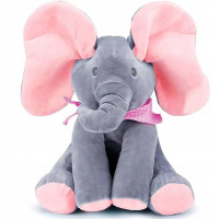 Плюшевий слон Peekaboo що говорить, електрична іграшка слоник Пікабу