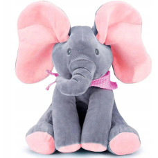 Плюшевий слон Peekaboo що говорить, електрична іграшка слоник Пікабу