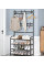 Збірна вішалка з поличкою для взуття New simple floor clothes rack