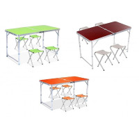 Стол Easy Camping для пикника раскладной с 4 стульями