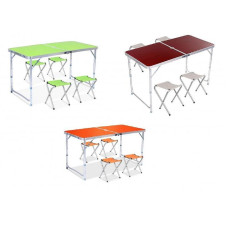 Стол Easy Camping для пикника раскладной с 4 стульями