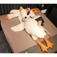 М'яка плюшева іграшка-подушка антистрес Гусак 70 см