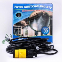 Система туманообразования для теплиц и летних веранд Patio Mistcooling Kit охлаждение полив и увлажнение