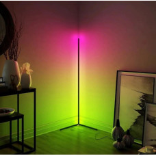  Торшер кутовий підлоговий RGB, 120 см з пультом керування, лампа нічник з регулюванням яскравості