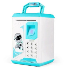 Дитяча електронна скарбничка сейф з кодовим замком і відбитком пальця ROBOT BODYGUARD