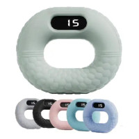 Эспандер тренажер для запястий силиконовый с электронным цифровым дисплеем