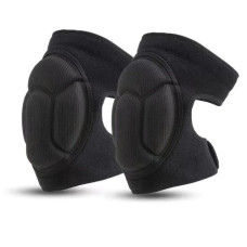 Захисні наколінники, чорні захисні садові, протиковзні наколінники, захист колін для саду