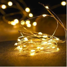 Гірлянда на батарейках 3 м, уп 10 шт (жовта)