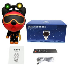 Проектор звездного космонавта собака Nebula Dog Projector с 2 лазерами