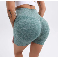 Бесшовные шорты для йоги и бега с высокой талией.