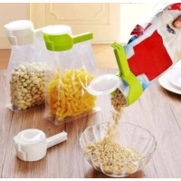 Кришка дозатор із прищіпкою для сипких продуктів і спецій