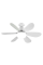 Потолочная лампа вентилятор E27 с пультом LED светильник вентилятор 2 в 1 FLOWER FAN LIGHT