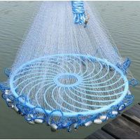 Кастинговая сітка парашют для рибака Леска 2 м