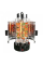 Электрошашлычница Domotec BBQ MS-7781 на 6 шампуров 1000 Вт, вертикальный электрический шашлычник