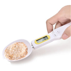 Электронная мерная ложка весы с LCD экраном, кухонные умные весы на батарейках с автоотключением до 500г