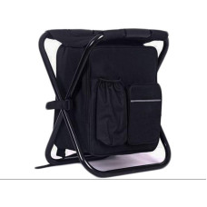 Туристичне складане рибальське крісло  з чорним термо-рюкзаком