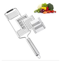 Терка для овочів ручна з насадками  3 в 1