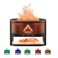 Увлажнитель воздуха с имитацией пламени и гималайской солью