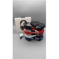 Наушники Macaron p9 pro max+case (голубой, зеленый, черный)