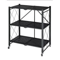 Металлическая полка этажерка на колесах