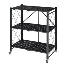 Металлическая полка этажерка на колесах