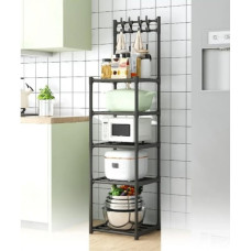 Полка этажерка металл-пластик 4 яруса