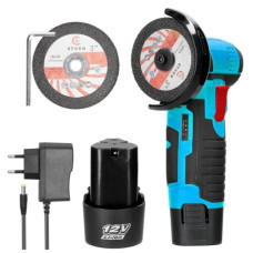 Акумуляторна кутова шліфувальна машина міні-болгарка