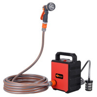 Помпа для воды (аккумулятор, 3м-водозабор, 5м-шланга + распылитель)