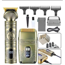Професійний бездротовий набір VGR (машинка для стрижки 5 Вт та шейвер з вологозахистом IPX6) VGR-649