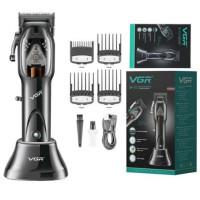 Триммер-машинка для волос VGR V-653 4 насадки black