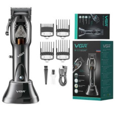 Триммер-машинка для волос VGR V-653 4 насадки black