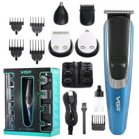 Професійний акумуляторний триммер 6в1 VGR V-172 машинка для стрижки волосся безшумна