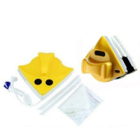 Магнітна щітка для миття вікон з двох сторін Magnetic Double-side Cleaner 40мм зі страхувальним шнуром