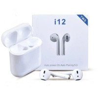 Беспроводные стерео наушники HBQ i12S TWS bluetooth, блютуз гарнитура с боксом