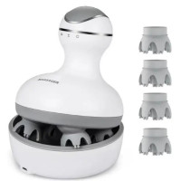 Массажер для головы и тела с 4 насадкми
