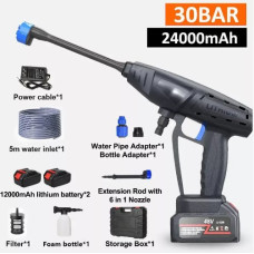 Мийка високого тиску нова з насадкою 6 режимів 2 акб 48 v