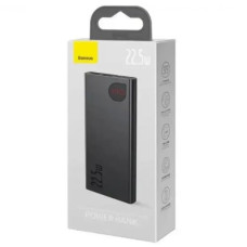 Павербанк powerbank Baseus Adaman Metal Digital Display QC 22.5W 20000 mAh Чорний
