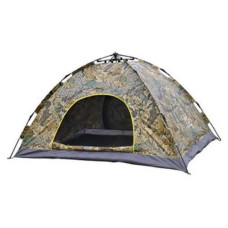 Палатка кемпинговая автоматическая 4-х местная 2×2м однослойная 1 вход без тента