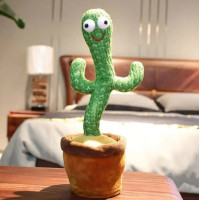 Матучий кактус, що співає 120 пісень, з підсвіткою працює від акумулятора Dancing Cactus