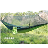 Туристический гамак с москитной сеткой 270*140 см Зеленый