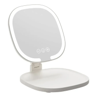 Дзеркало з LED підсвічуванням овальне складане