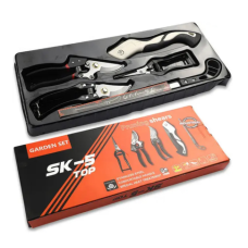 Садовий набір інструментів 5 в 1 з ножицями, секаторами та пилкою Garden Set SK-5